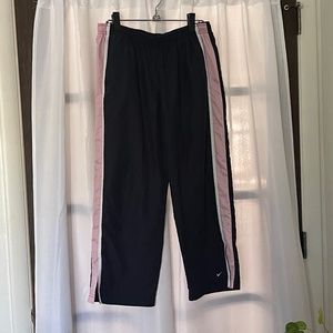 Nike Workout Athleisure Navy w/Side Stripes Sz 12-14
